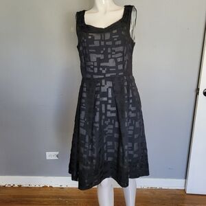 Teenflo Geometric Overlay Dress, VGUC, Size 8